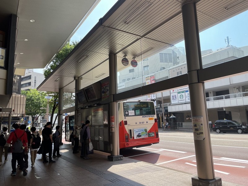 【１０：５０】「武蔵ヶ辻・近江町市場」バス停からスタート