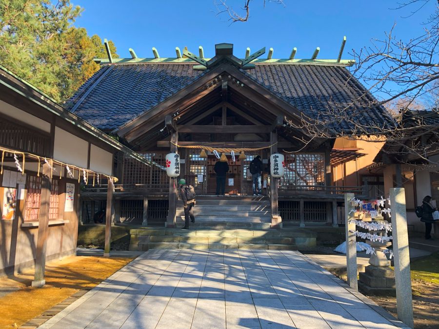 【16:00】金沢の鬼門を鎮護する『宇多須神社』でゴール