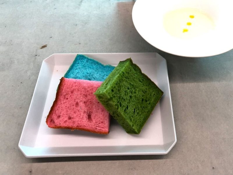 「Homemade 3colours bread」